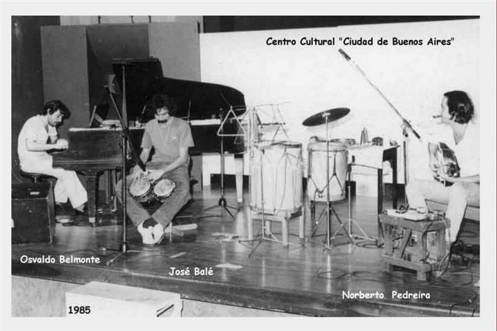 Pedreira, Belmonte et Balé, Buenos Aires 1985